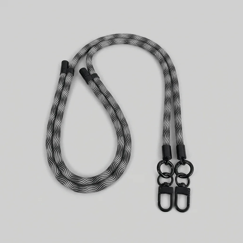 8mm BRAIDED TECH - ROPE | Crossbody Phone & Bag Lanyard | Phone Strap - GripMuse