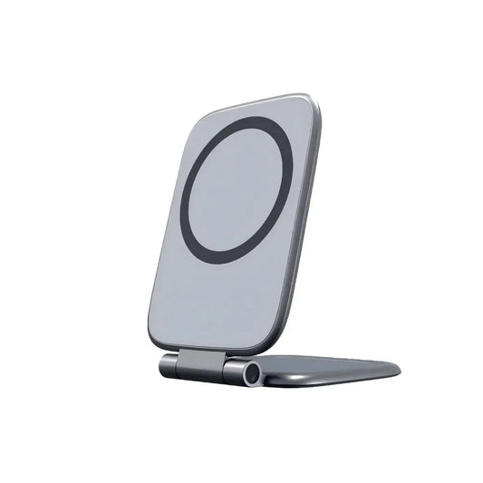 GripMuse "Anywhere" Universal Dual - Magnetic Stand | Foldable Mount for Most Phones & Small Tablets | Tesla, Gym & Desktop | MagSafe Stand - GripMuse