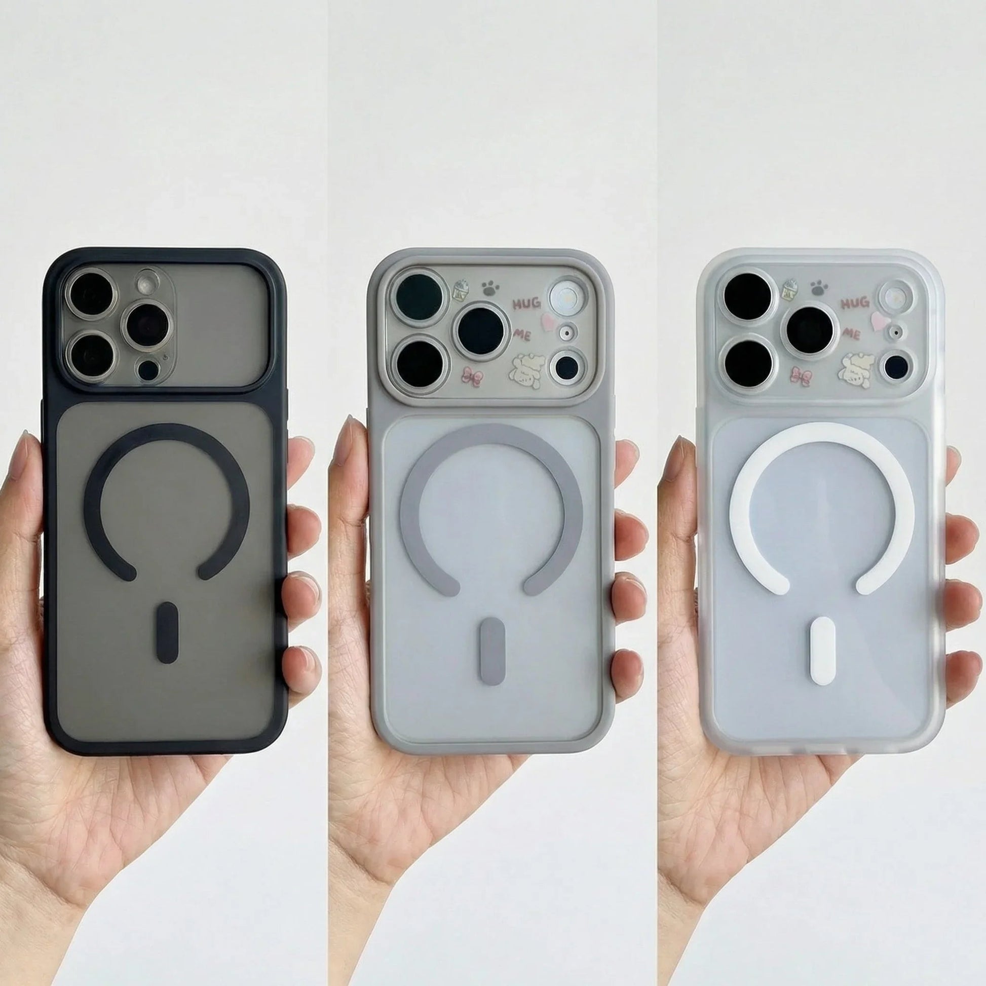 Matte MagSafe Case | Detachable Lens Guard | Phone Cases - GripMuse
