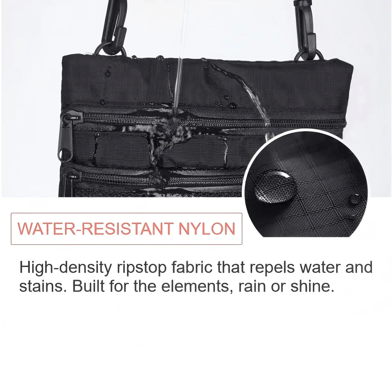 The Urban Nomad Sacoche Set | RFID Crossbody Bag & 8mm BRAIDED TECH - ROPE | Crossbody Phone Bag - GripMuse